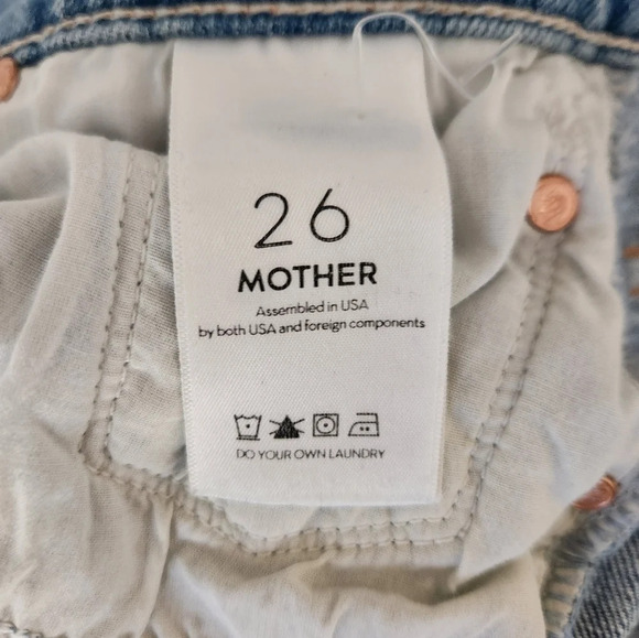 MOTHER Superior | The Insider Crop Step Fray in Problem With Miracles - Size 26 - Picture 10 of 14